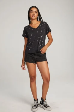 Chaser Brand Silver Martinis Tee New