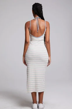Chaser Brand Sirenuse Como Stripe Dress Clearance