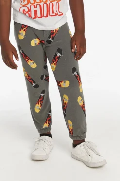 Chaser Brand Skater Flame Boys Pants Discount