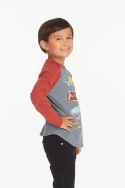 Chaser Brand Skater Life Boys Baseball Tee Flash Sale