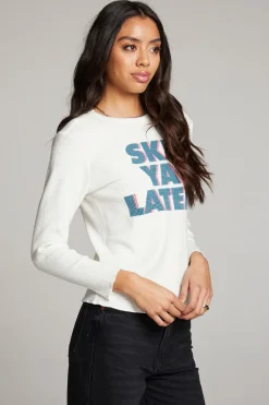 Chaser Brand Ski Ya Later Long Sleeve Clearance
