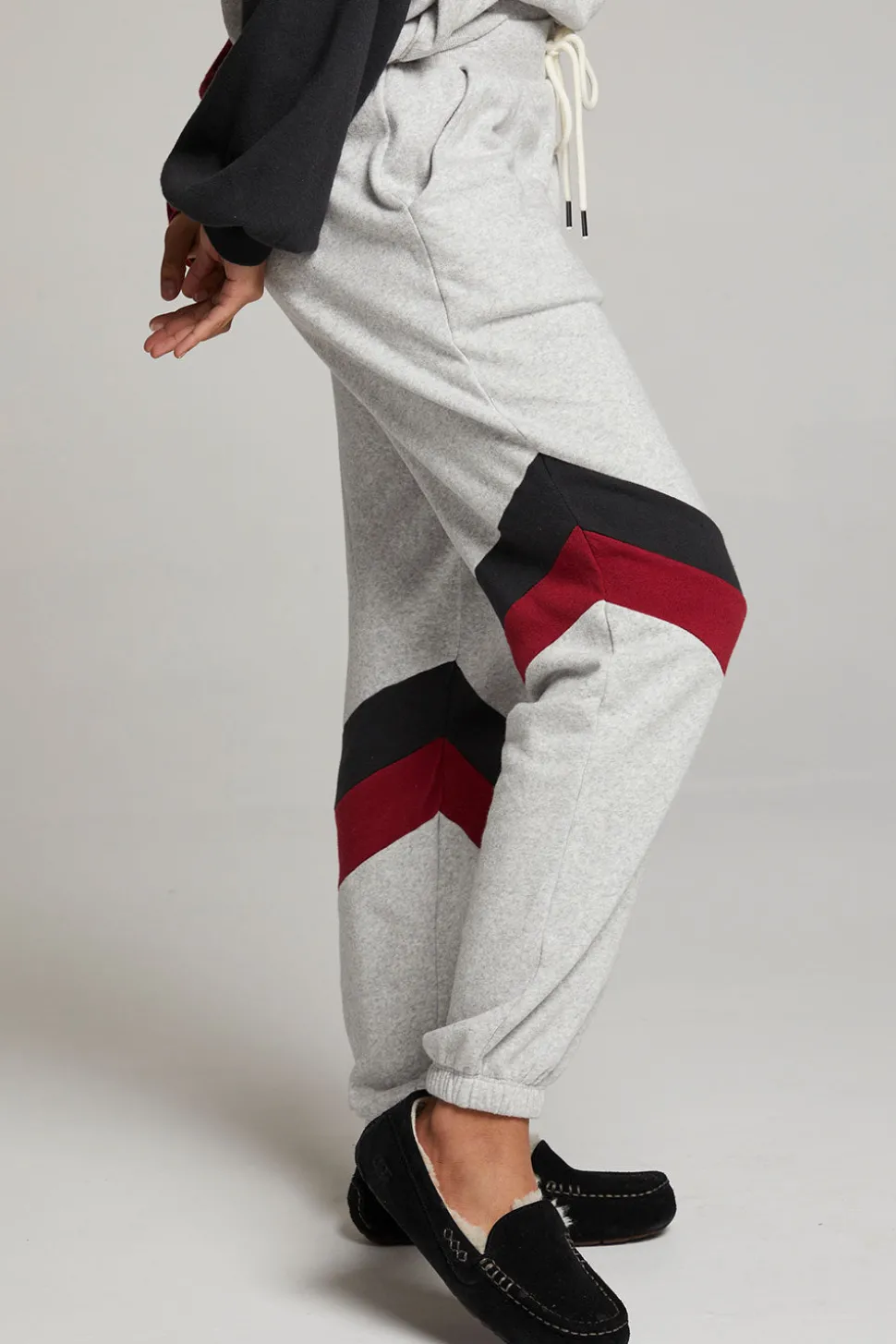 Chaser Brand Skull Fire Color Block Joggers Online