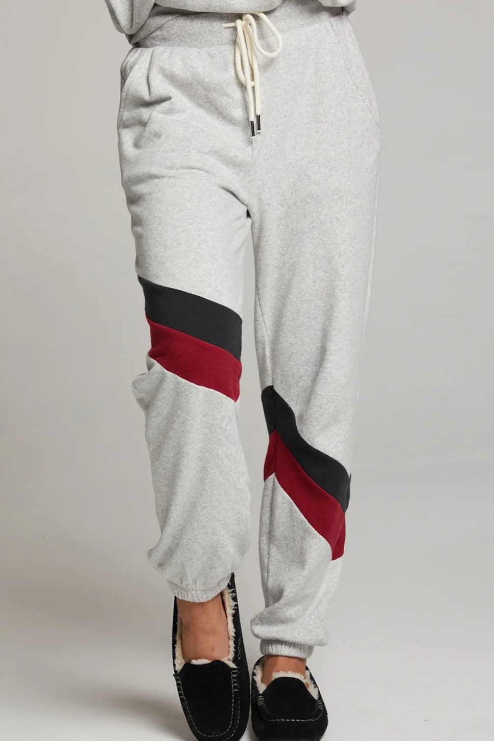 Chaser Brand Skull Fire Color Block Joggers Online