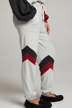 Chaser Brand Skull Fire Color Block Joggers Online