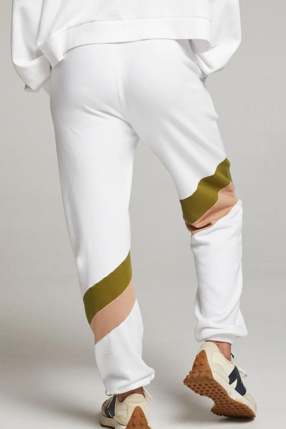 Chaser Brand Skull Sand Color Block Joggers Cheap