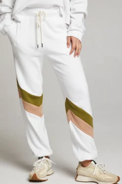 Chaser Brand Skull Sand Color Block Joggers Cheap