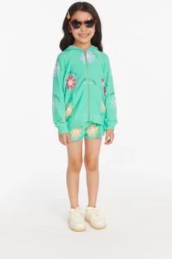 Chaser Brand Smiley Flower Girls Shorts Hot