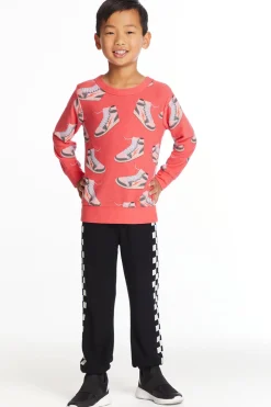 Chaser Brand Sneaker Time Boys Long Sleeve Tee Shop
