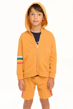 Chaser Brand Socal Stripe Zip-Up Hoodie Hot