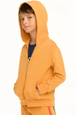 Chaser Brand Socal Stripe Zip-Up Hoodie Hot