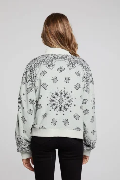 Chaser Brand Stella Matcha Half Zip Pullover Flash Sale