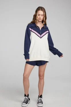 Chaser Brand Stevie Almond Mood Indigo Pullover Online