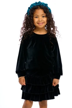 Chaser Brand Stretch Velvet Blouson Sleeve Raglan Clearance