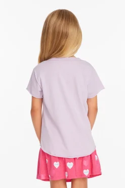 Chaser Brand Stripe Heart Tee Best