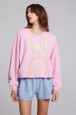 Chaser Brand Sun & Moon Rays Zodiac Pullover Shop
