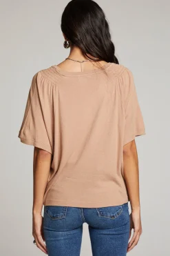 Chaser Brand Sun Warm Taupe Tee Shop
