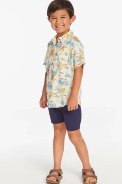 Chaser Brand Surf's Up Boys Button Down Tee Outlet