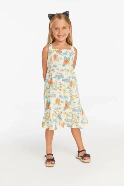 Chaser Brand Surf's Up Girls Dress Hot