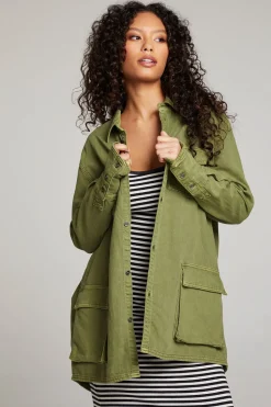 Chaser Brand Sweet Pea Sphagnum Button Up Store