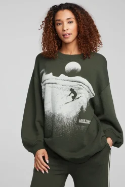 Chaser Brand Tahoe Ski Slope Zuma Cotton Pullover Cheap