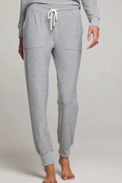 Chaser Brand Tessa Heather Grey Jogger Sale