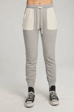 Chaser Brand Tessa Heather Grey Jogger Outlet