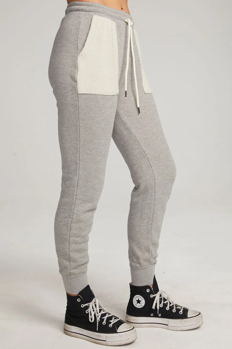 Chaser Brand Tessa Heather Grey Jogger Outlet