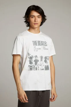 Chaser Brand The Beatles Day Tripper Crew Neck Tee New