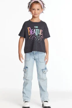 Chaser Brand The Beatles Rainbow Logo Girls Tee Flash Sale