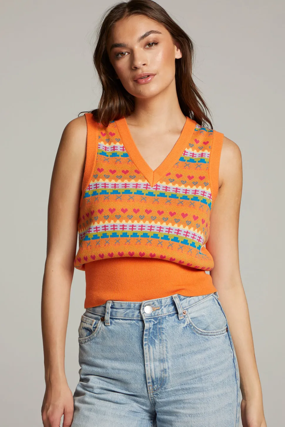 Chaser Brand The Beatles Retro Tank Sweater Sale