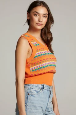 Chaser Brand The Beatles Retro Tank Sweater Sale