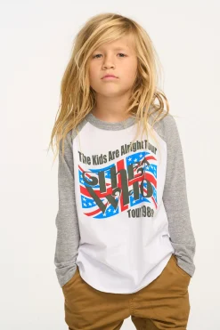 Chaser Brand The Who The Kids Are Alright Tour Baseball Tee Flash Sale