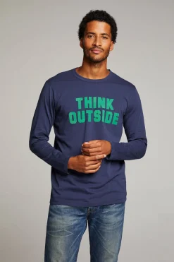 Chaser Brand Think Outside Mens Long Sleeve Cheap