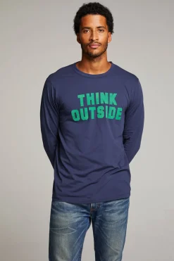 Chaser Brand Think Outside Mens Long Sleeve Cheap