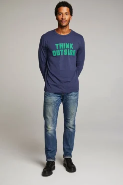 Chaser Brand Think Outside Mens Long Sleeve Cheap