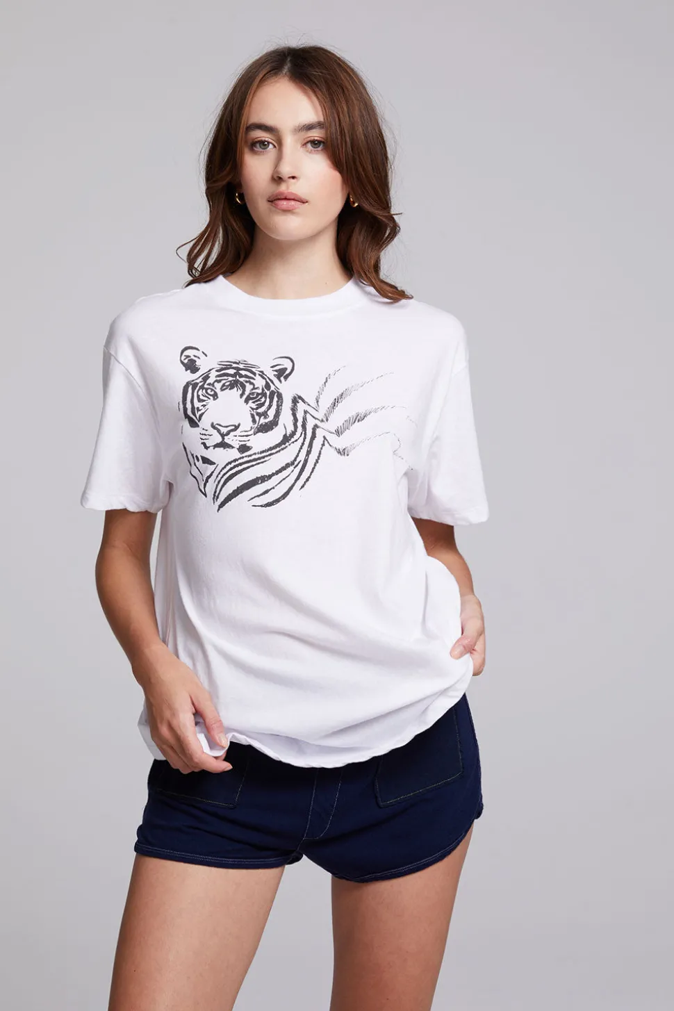 Chaser Brand Tiger Sketch Tee Flash Sale