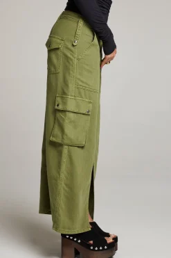 Chaser Brand Tri Sphagnum Maxi Skirt New