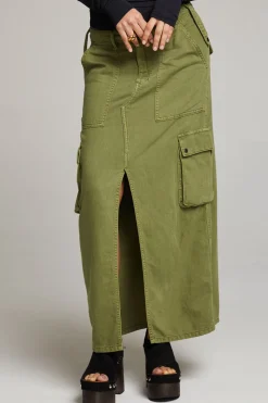 Chaser Brand Tri Sphagnum Maxi Skirt New