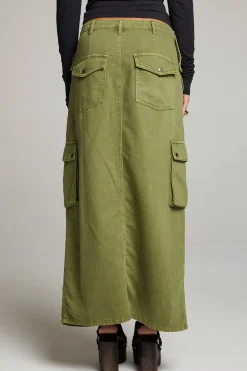 Chaser Brand Tri Sphagnum Maxi Skirt New