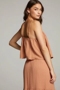 Chaser Brand Tropical Bronze Top Fashion