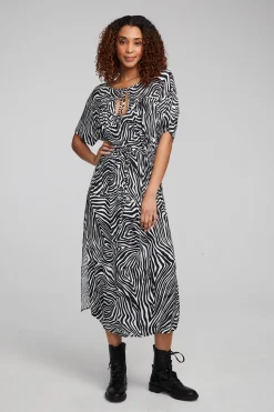 Chaser Brand Turner Wild Thing Midi Dress Sale