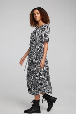 Chaser Brand Turner Wild Thing Midi Dress Sale
