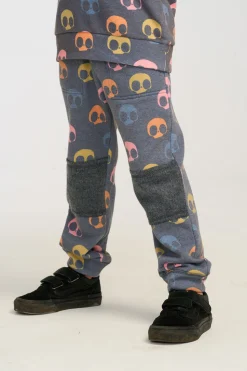 Chaser Brand Vintage Fleece Skull Candy Pant Sale
