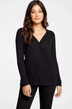 Chaser Brand Vintage Thermal Hooded Surplice Pullover Shop