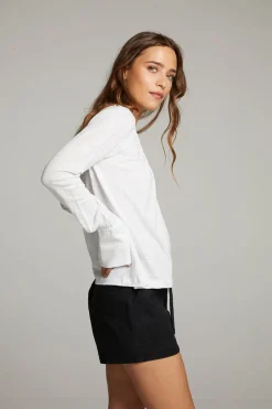 Chaser Brand Warren White Blouse Sale