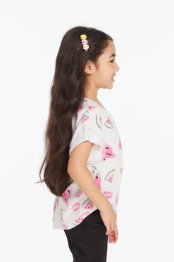 Chaser Brand Watermelon Lips Girls Tee Hot