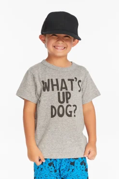 Chaser Brand What's Up Dog Boys Crew Neck Tee New