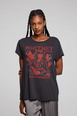Chaser Brand Whitney Houston I Wanna Dance With Somebody Tee Flash Sale