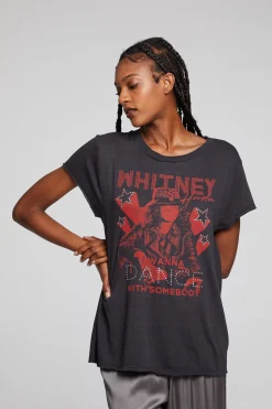Chaser Brand Whitney Houston I Wanna Dance With Somebody Tee Flash Sale