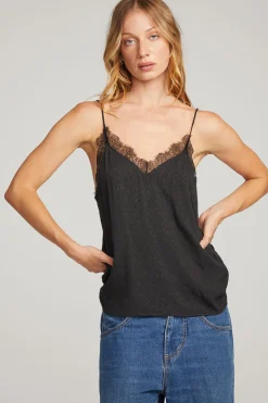 Chaser Brand Wilder Licorice Tank Fashion